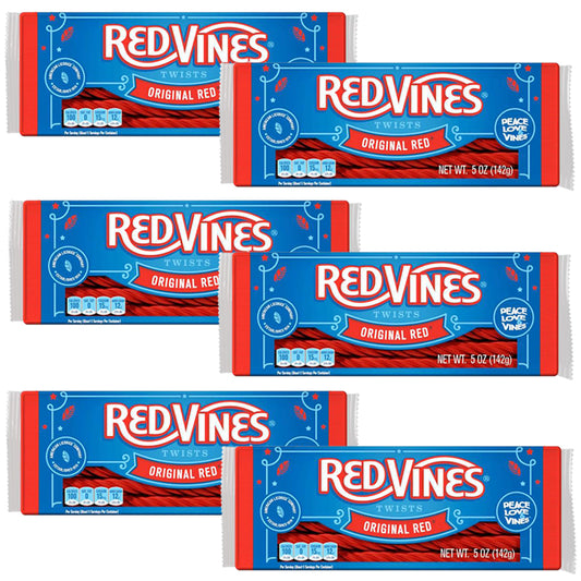 Red Vines Original Red Twists 6 x 142g