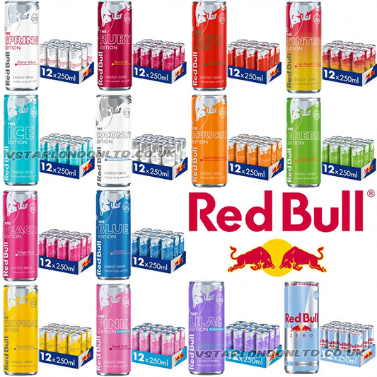 Red Bull Editions Energy Drink 250ml Variety Pack (12 Cans)