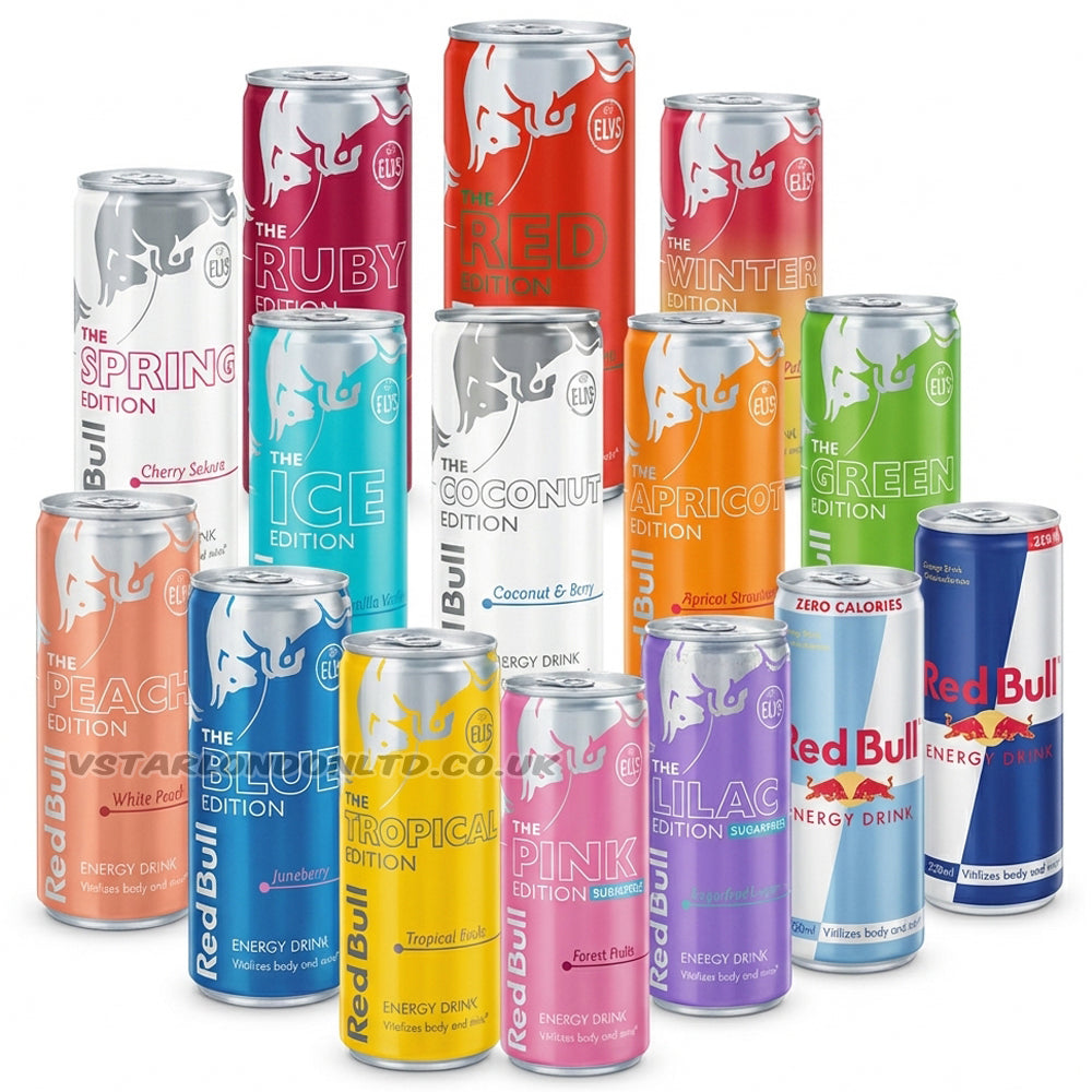 Red Bull Editions Energy Drink 250ml Variety Pack (12 Cans)