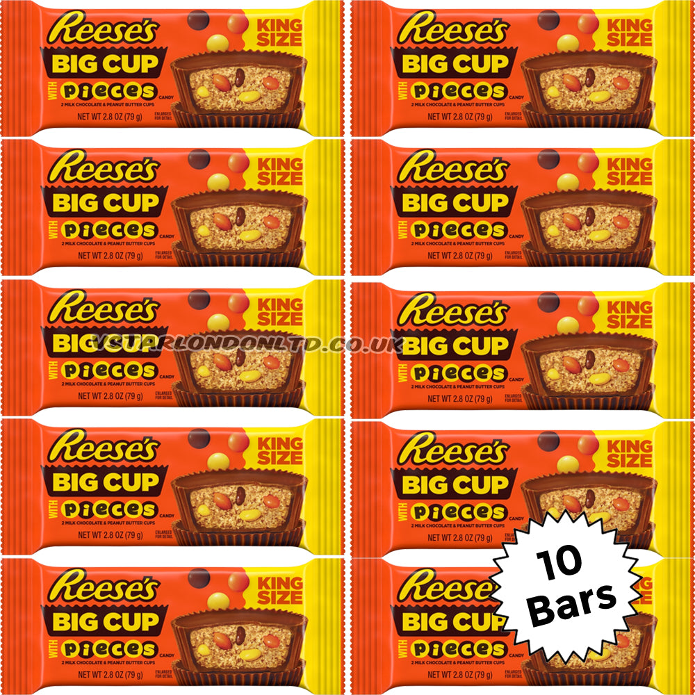 Reese’s King Size Caramel Big Cup 79g (10 & 16 Bars)