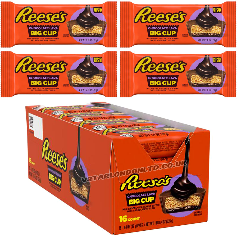 Reese's Chocolate Lava Big Cup 79g (8 & 16 Bars)