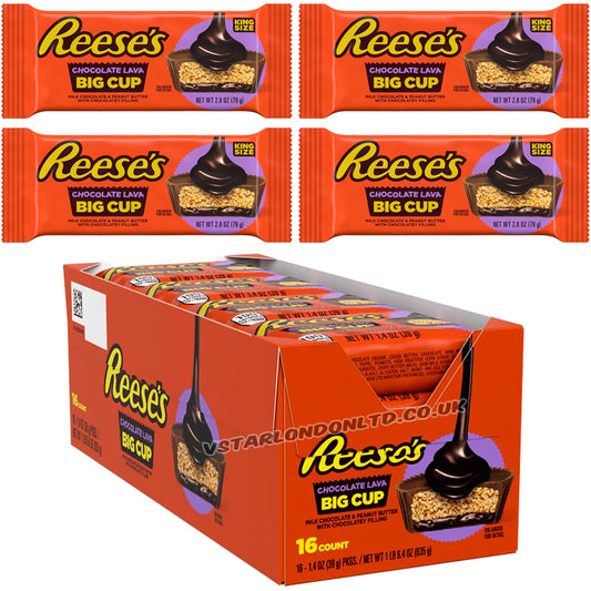 Reese's Chocolate Lava Big Cup 79g (8 & 16 Bars)