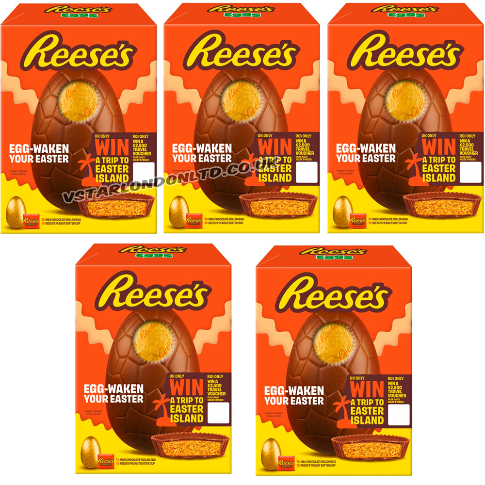 Reese’s Milk Chocolate Hollow Egg with Peanut Butter Cup 92g (5 & 9 Boxes)