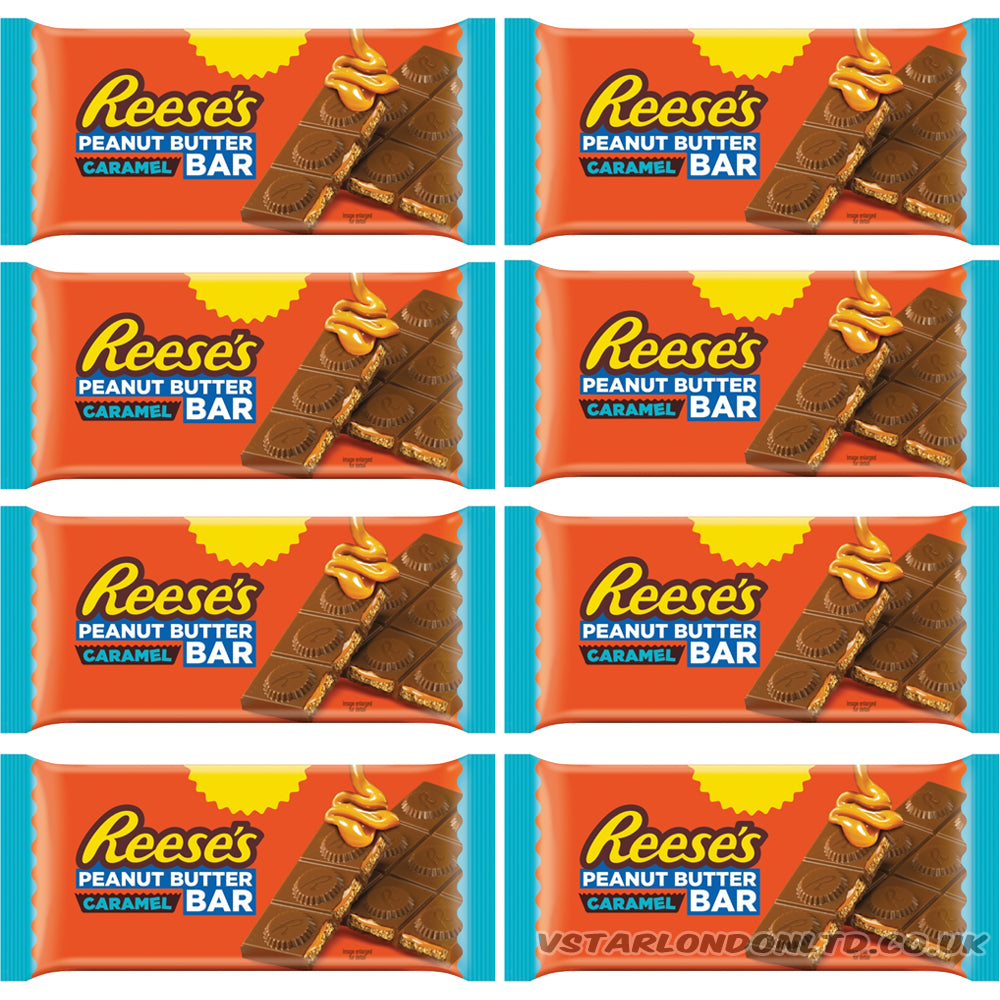 Reese's Peanut Butter & Caramel Bar 92g (8 & 16 Bars))