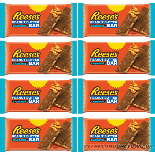 Reese's Peanut Butter & Caramel Bar 92g (8 & 16 Bars))