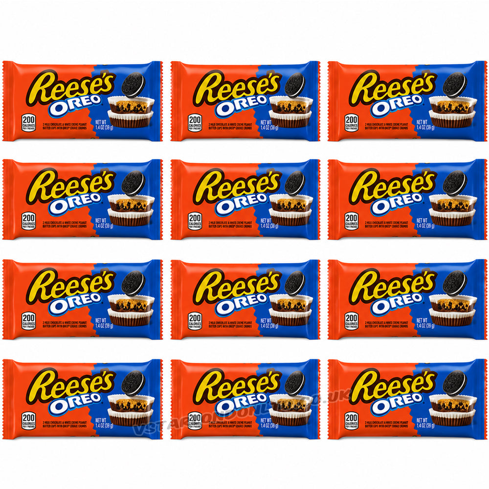 Reese's Peanut Butter Cups with Oreo 39g (12 & 24 Bars)