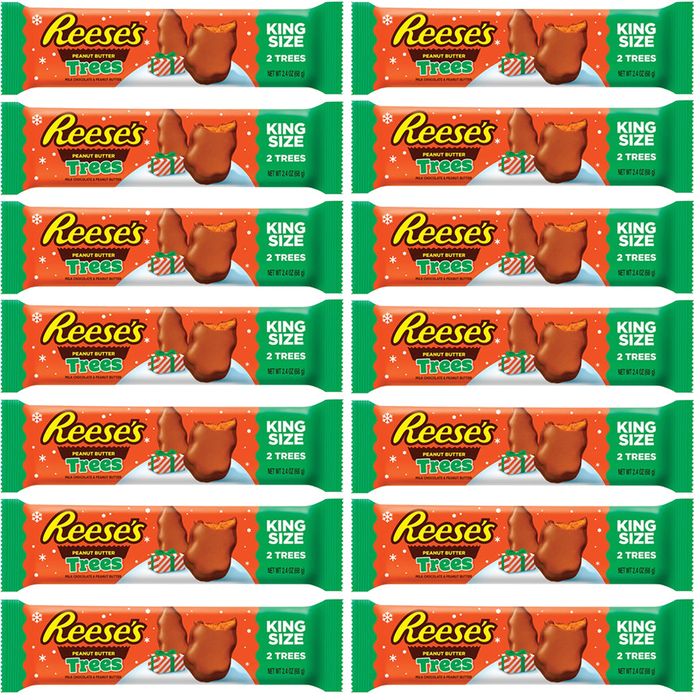 Reese's Peanut Butter Trees Kingsize 68g (12 & 24 Bars)