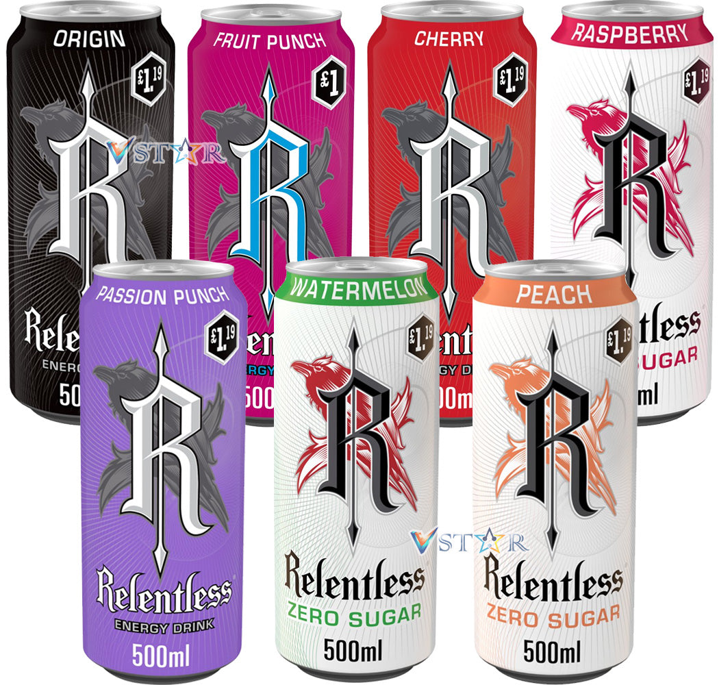 Relentless Energy Mixed Drinks 12 x 500ml