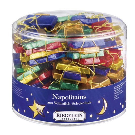 Riegelein Milk Chocolate Napolitains 12.28g x 22 Christmas Chocolates