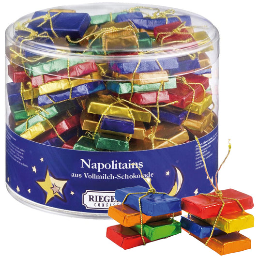 Riegelein Milk Chocolate Napolitains Drum 22 x 12.28g