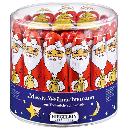 Riegelein Milk Chocolate Santa Drum (65 x 12.5g)