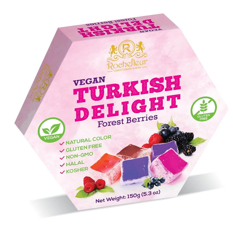 Rochefleur Turkish Delight 150g – 4 & 8 Boxes | Assorted Flavours