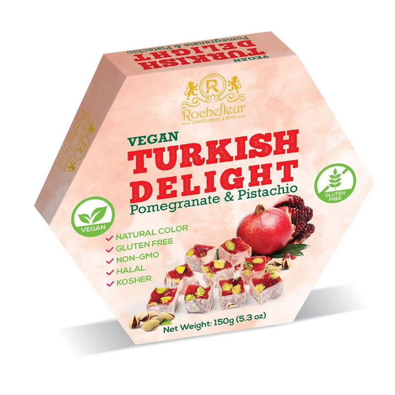 Rochefleur Turkish Delight 150g – 4 & 8 Boxes | Assorted Flavours