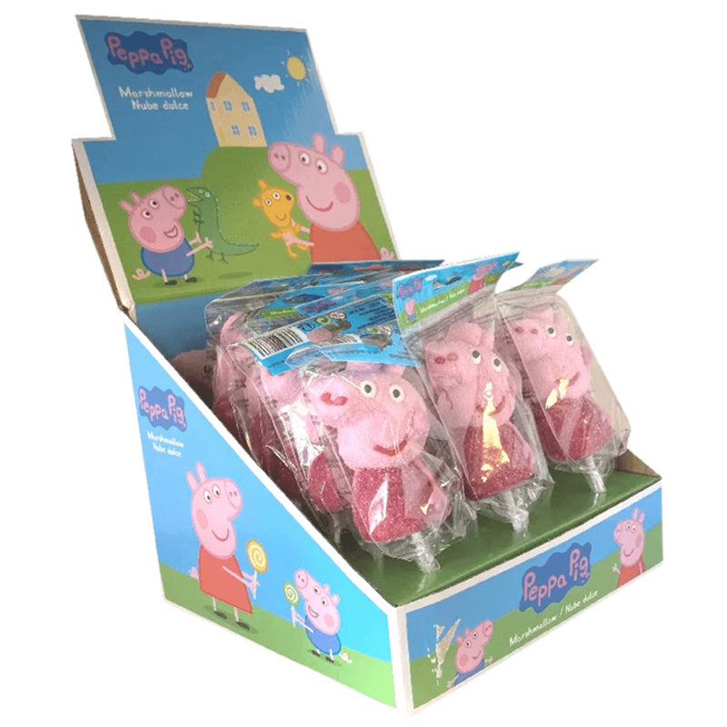 Rose Peppa Pig Strawberry Marshmallow Pops – 18 Count