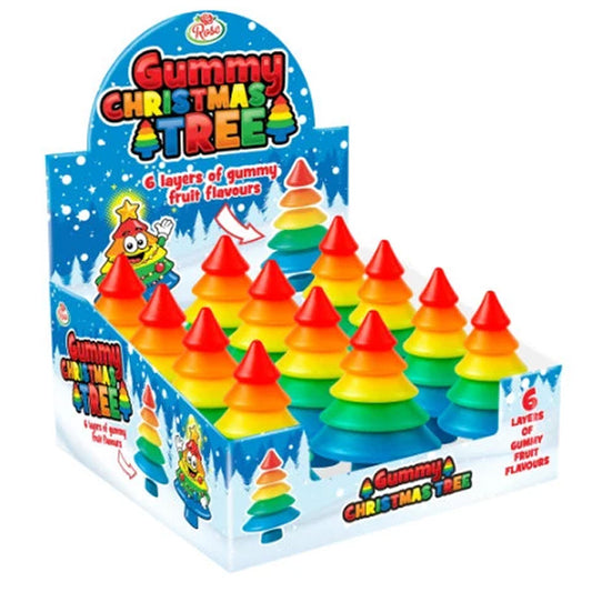 Rose Pop n Peel Christmas Tree Lollipop 85g -12 Count Christmas Sweets