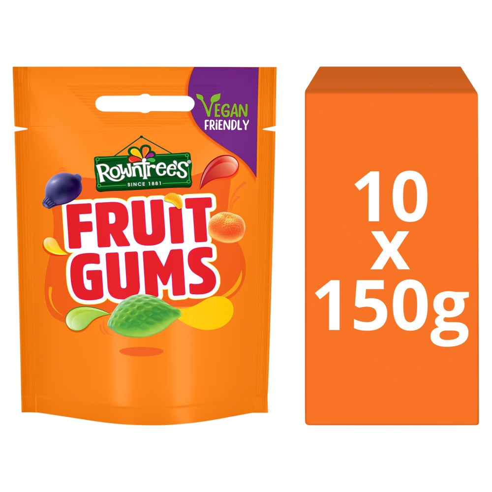Rowntree's Fruit Gums Sharing Bag 150g (Box of 10)