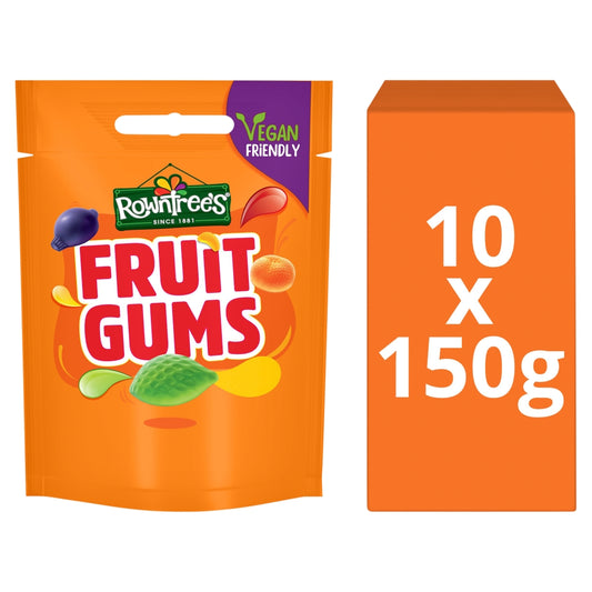 Rowntree's Fruit Gums Sharing Bag 150g (Box of 10)