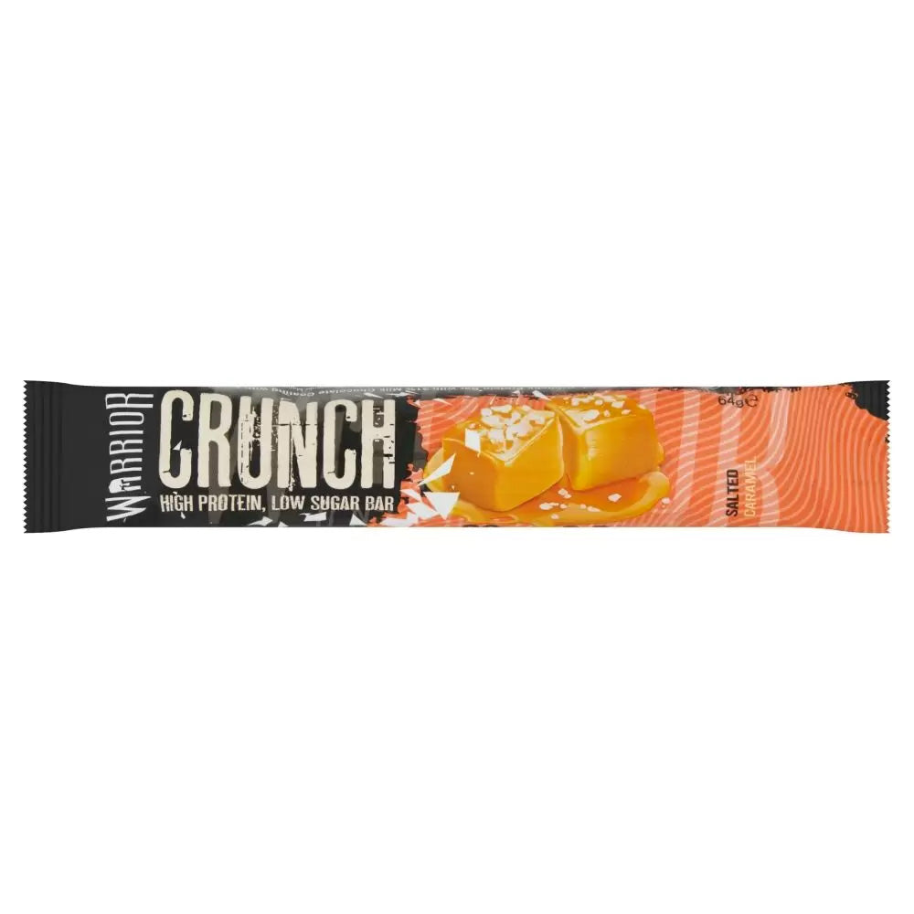 Warrior Crunch Salted Caramel Protein Bar 64g (12 Bars)