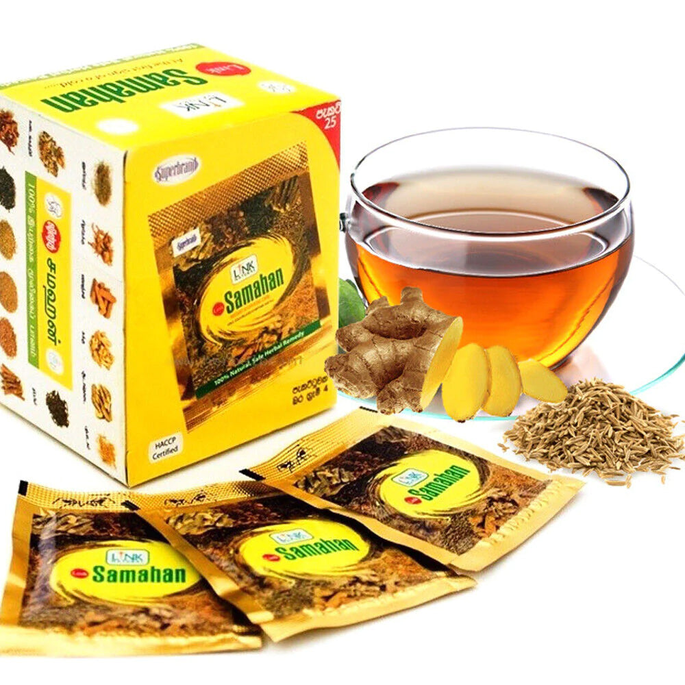 samahan Tea Ayurveda Herbal Sachets Cough & Cold 10 Sachets