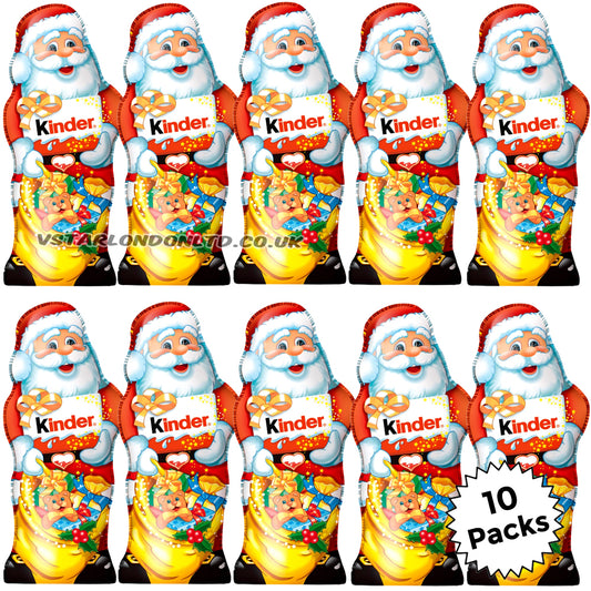 Kinder Chocolate Hollow Santa Figure 55g (10, 15 & 24 Figures)