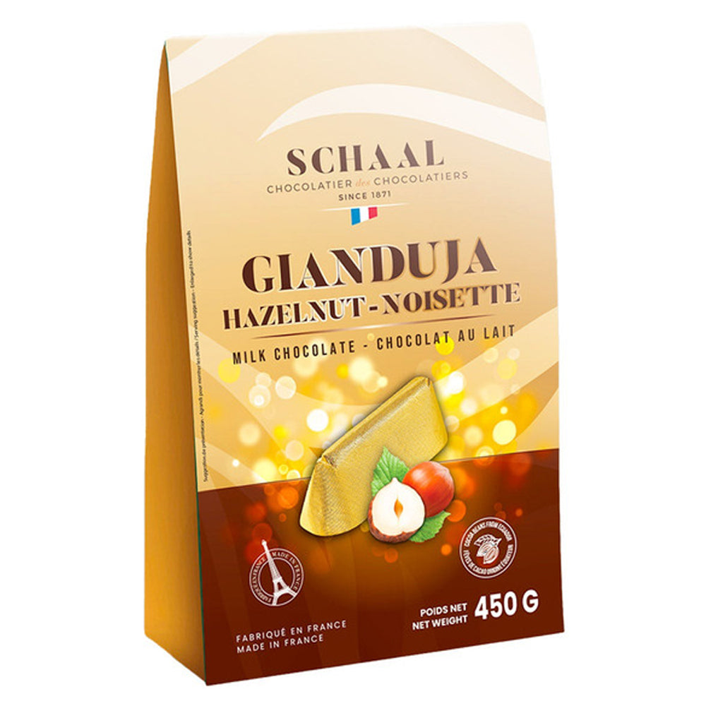Schaal Gianduja Hazelnut Milk Chocolate 450g