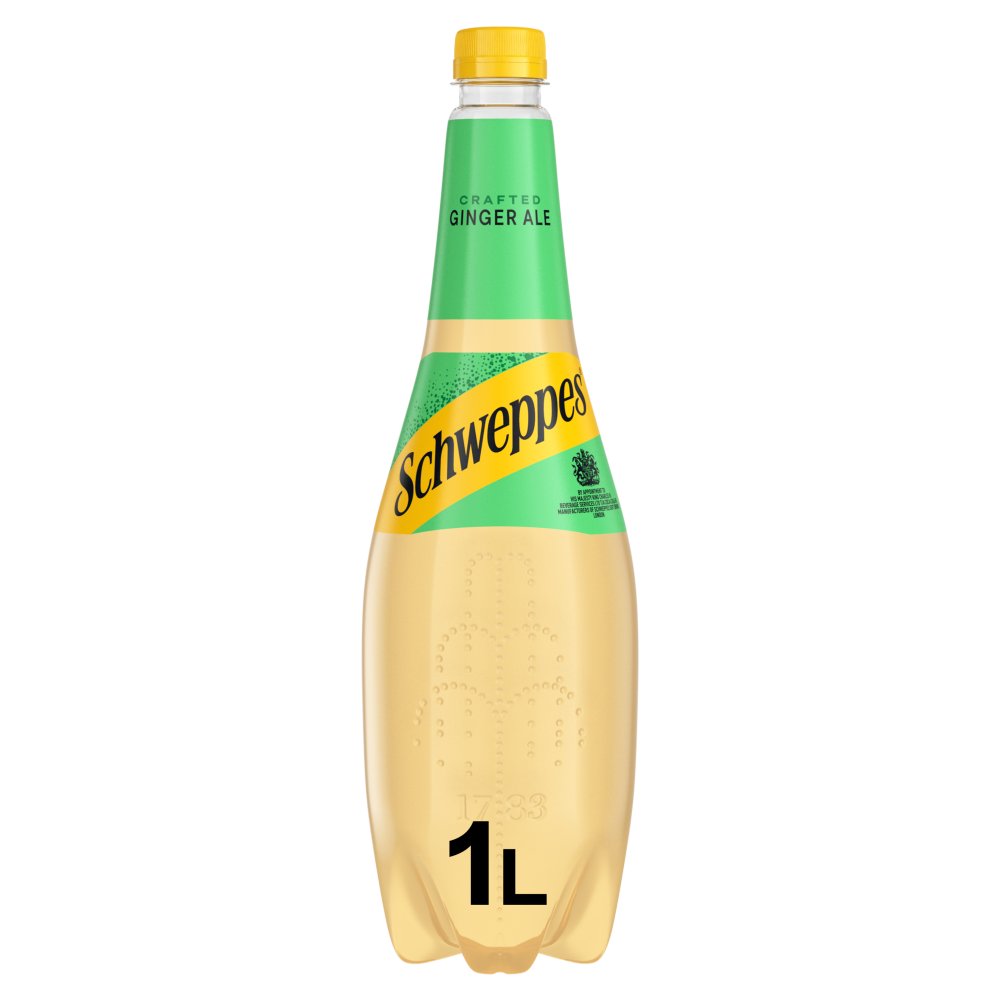 Schweppes Canada Dry Ginger Ale 1L Bottle (Case of 6)