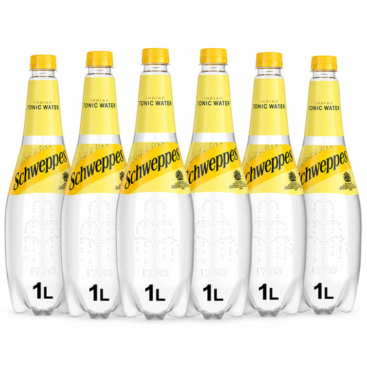 Schweppes Indian Tonic Water 1L Bottle (Case of 6)