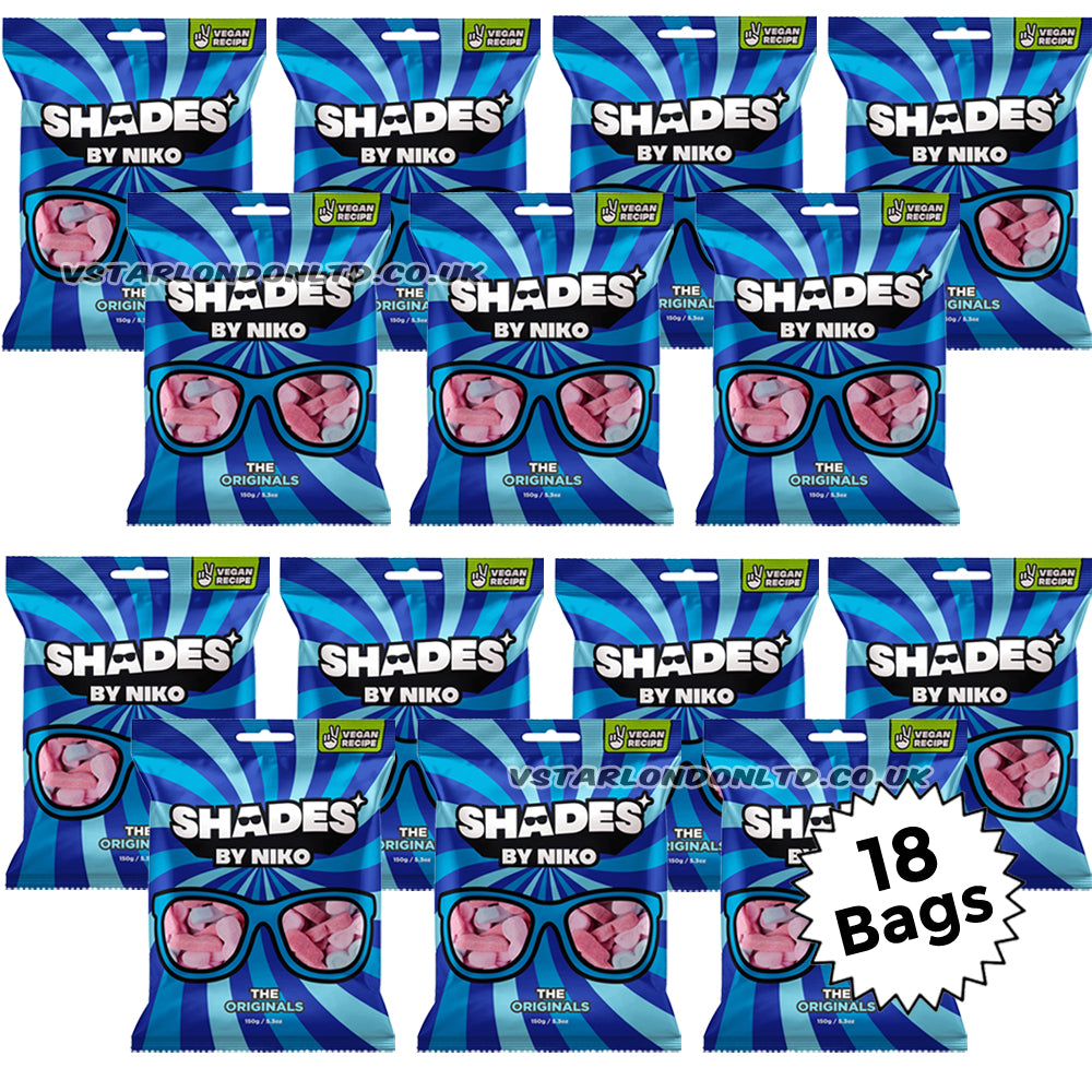 Shades by Niko Mixed Sweets Multipack 8 & 18 Bags (150g Each)