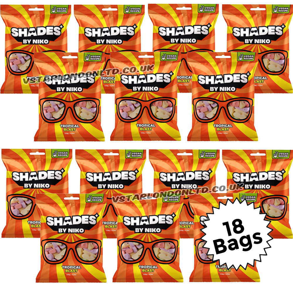 Shades by Niko Mixed Sweets Multipack 8 & 18 Bags (150g Each)