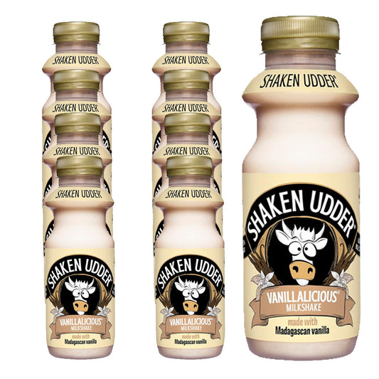 Shaken Udder Vanillalicious Milkshake 330ml – Case of 8 Packs