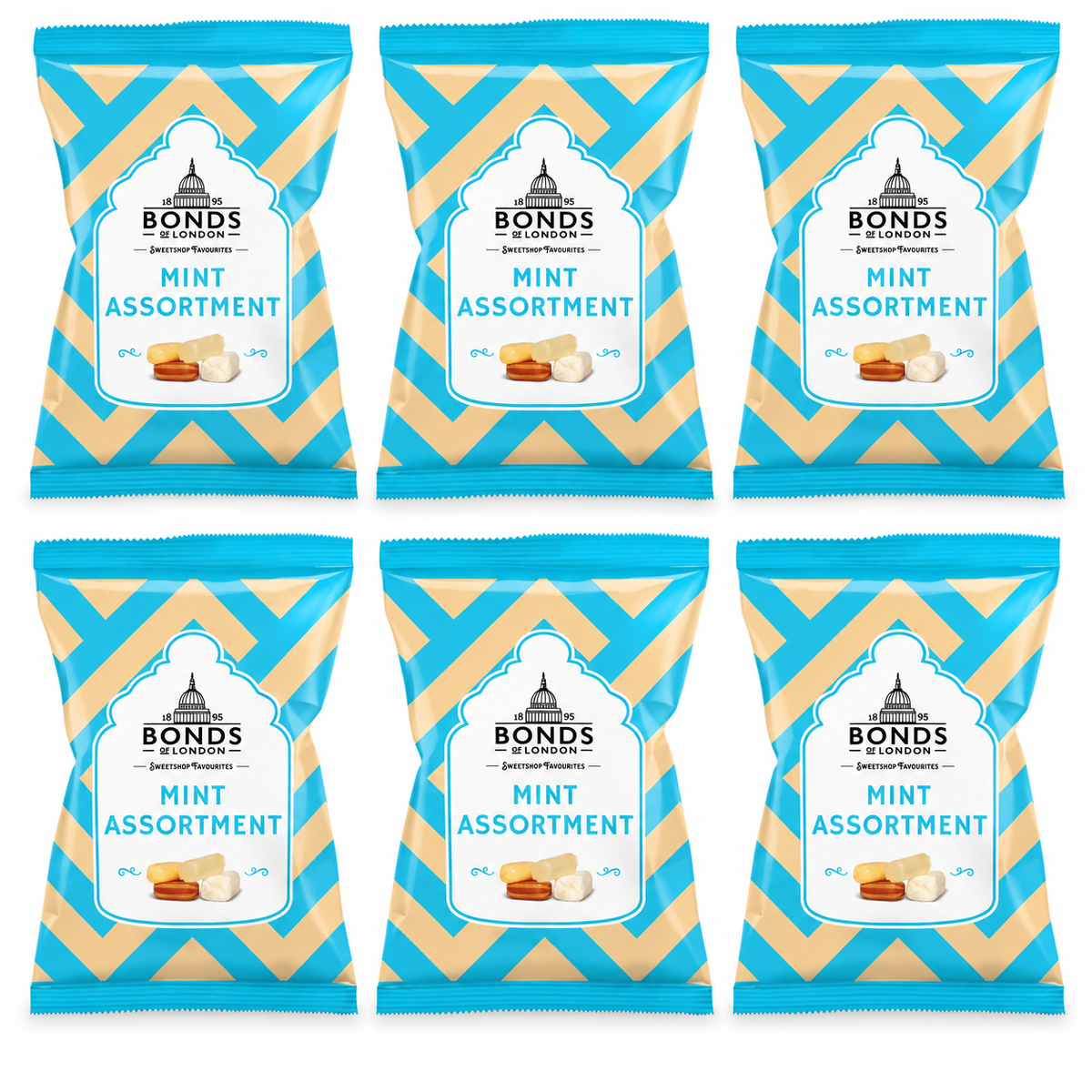 Bonds Mint Assortment Bag 120g (6 & 12 Bags)