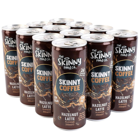Skinny Food Co Low-Calorie Flavoured Lattes – 250ml x 12