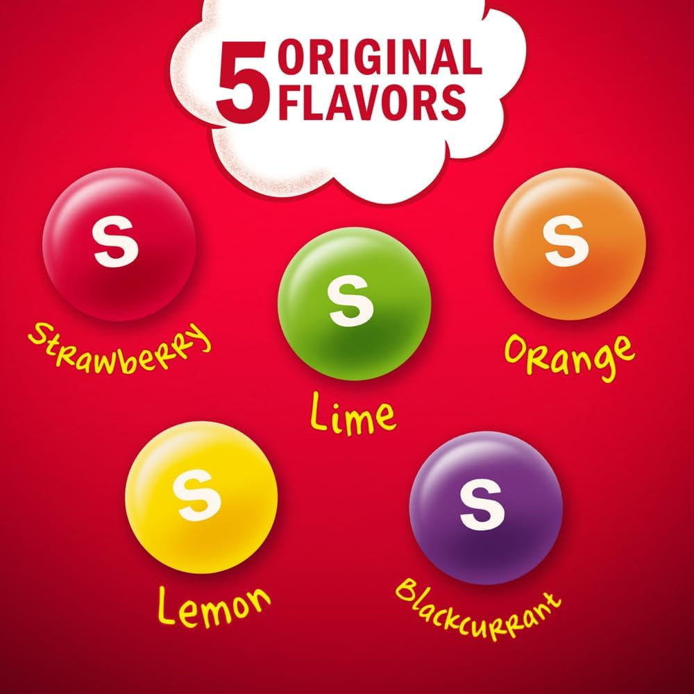 Skittles Vegan Chewy Sweets Fruit Flavoured Bag 45g