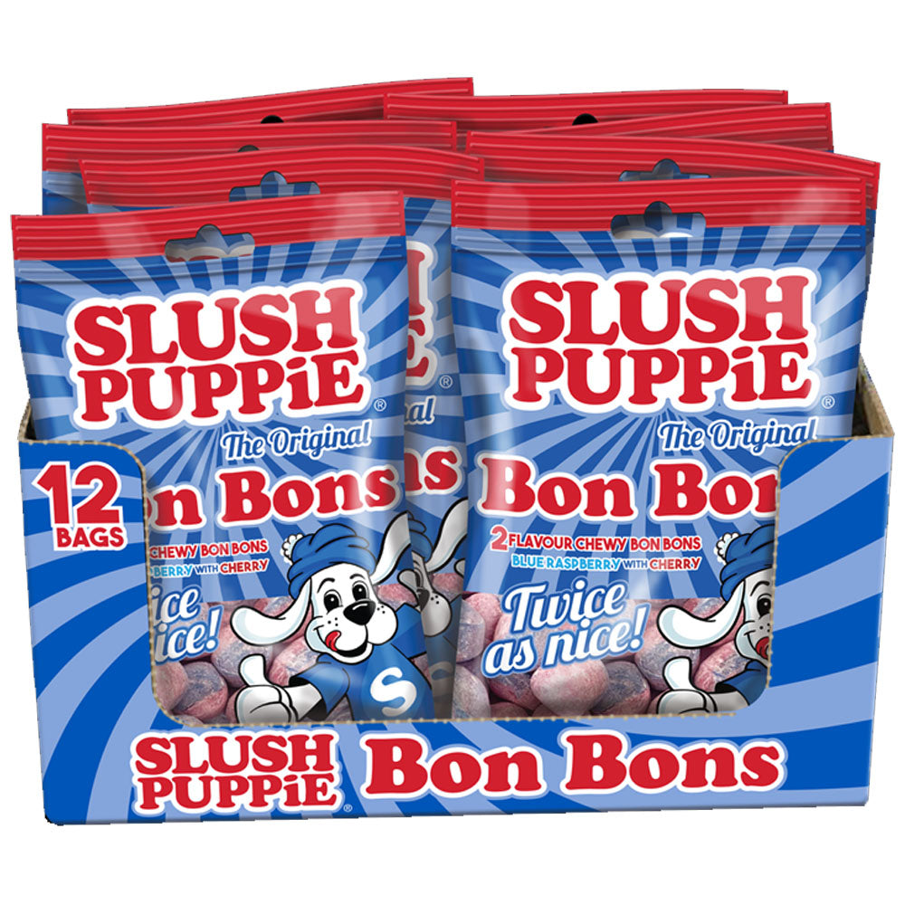 Slush Puppie Bon Bons Candy Bags - 12 x 100g Sweet Treats