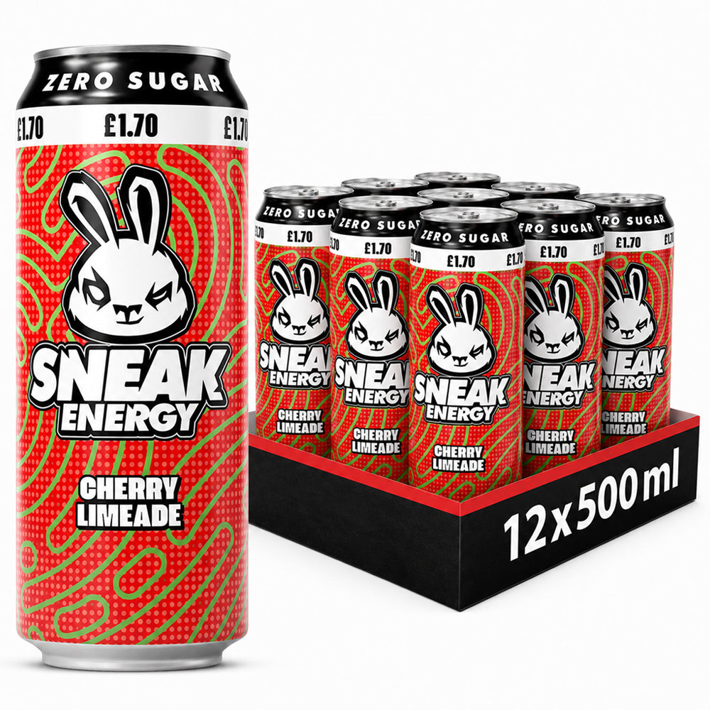 Sneak Energy Cherry Limeade 500ml PMP (Case of 12)