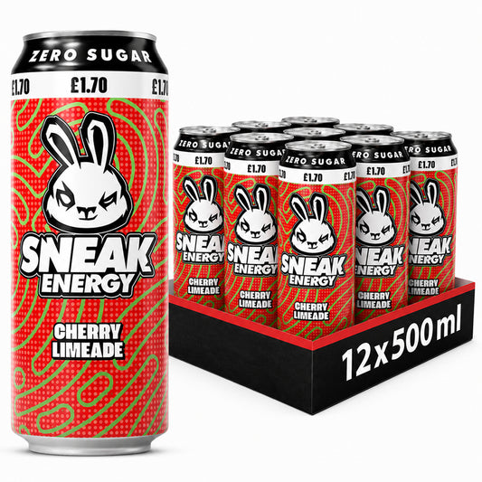 Sneak Energy Cherry Limeade 500ml PMP (Case of 12)