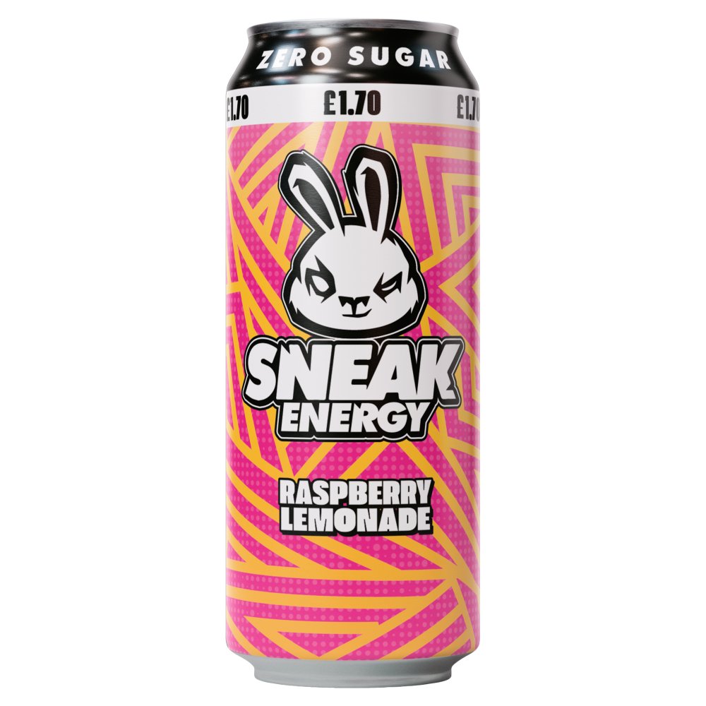 Sneak Energy Raspberry Lemonade PMP 500ml (Case of 12)