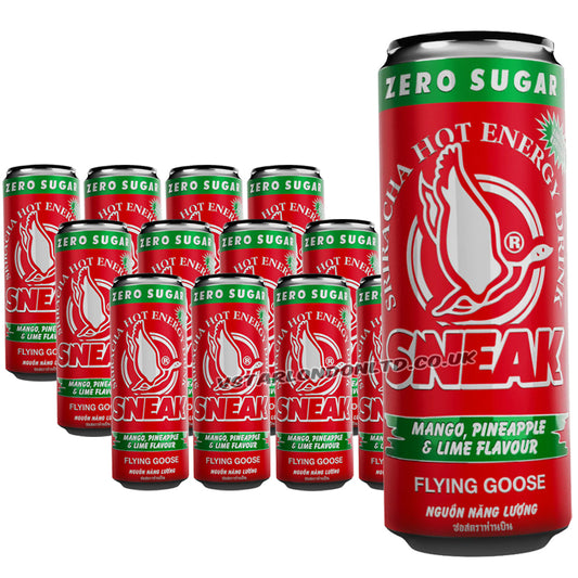 Sneak x Flying Goose Sriracha Mango Pineapple Lime Energy Drink 12 x 330ml