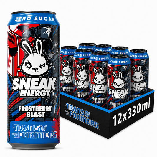 Sneak x Transformers Frostberry Blast Energy Drink 330ml (Case of 12)