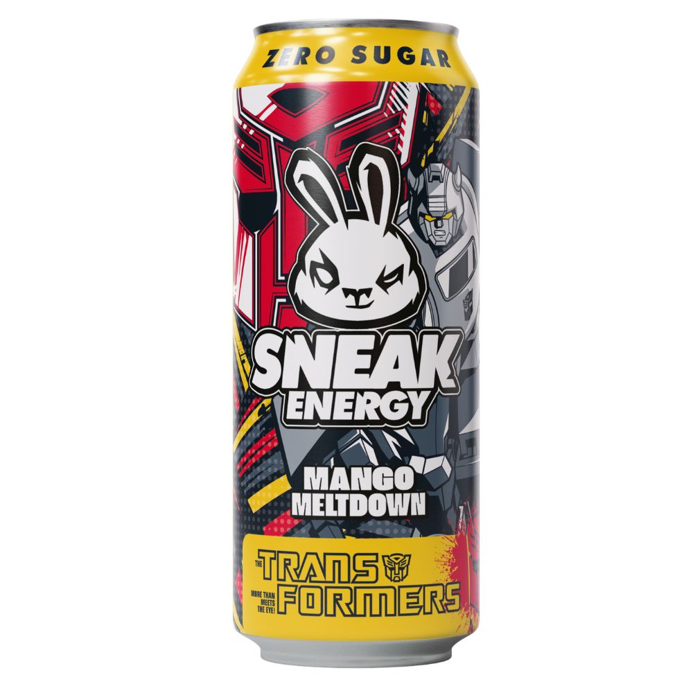 Sneak x Transformers Mango Meltdown Energy Drink 330ml (Case of 12)