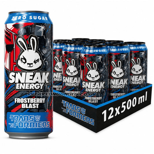 Sneak x Transformers Frostberry Blast Energy Drink 330ml (Case of 12)