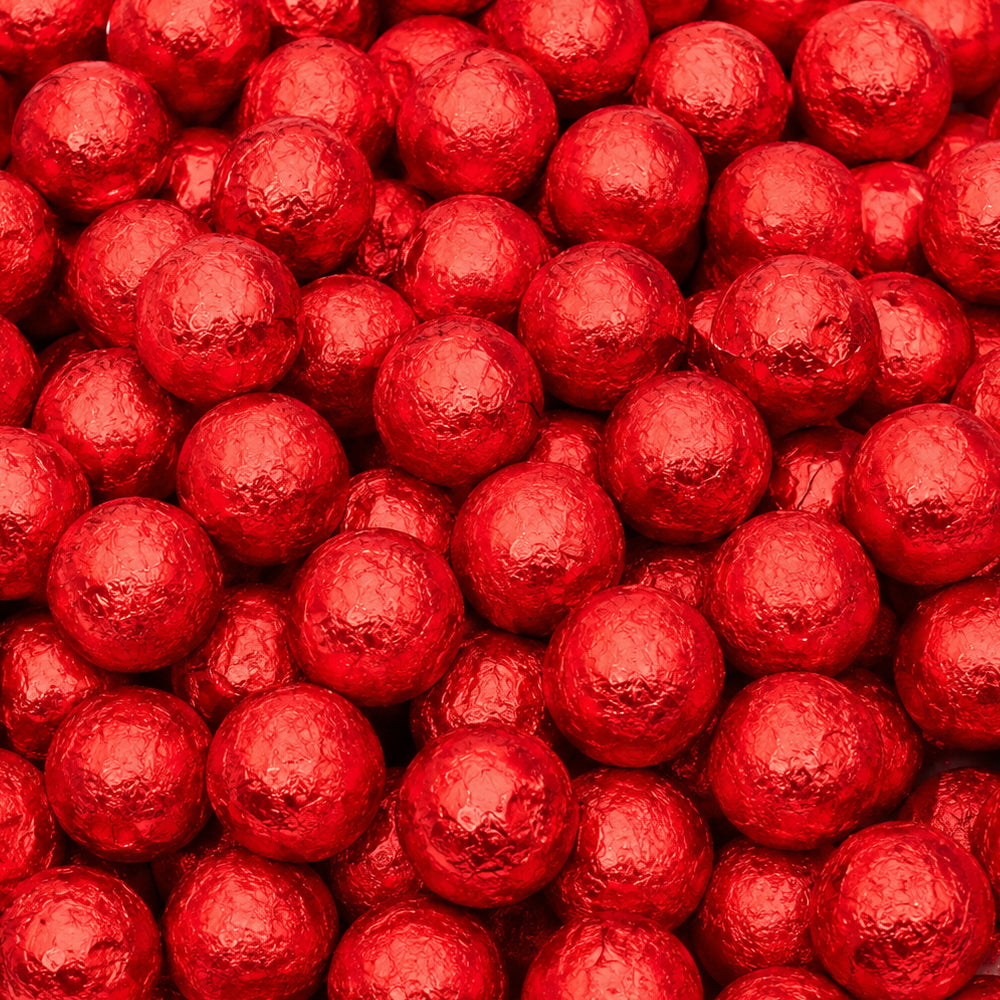 Solid Milk Chocolate Balls in Red Foil Bag 1kg