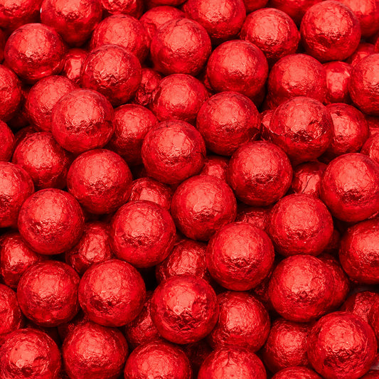 Solid Milk Chocolate Balls in Red Foil Bag 1kg