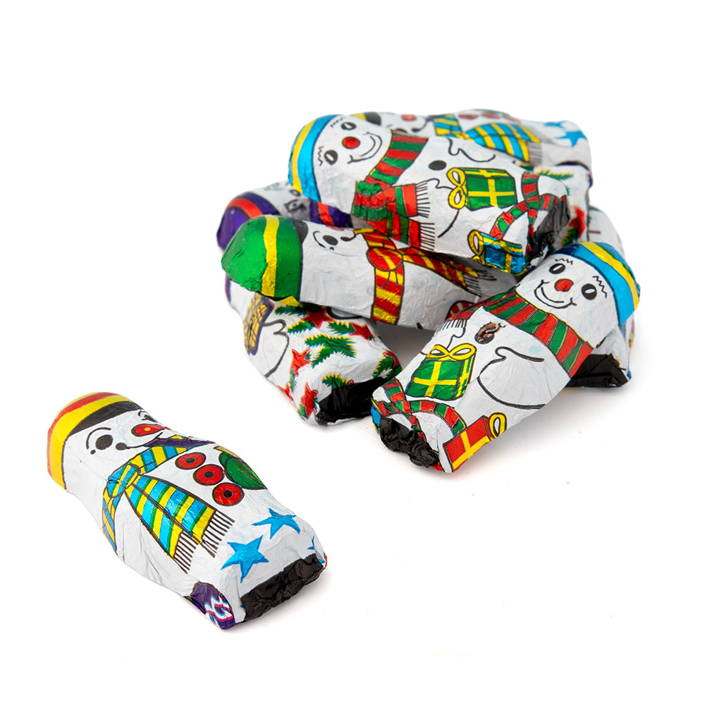 Solid Milk Chocolate Snowmen Christmas Sweets (1kg - 3kg)