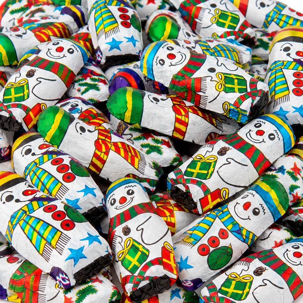 Solid Milk Chocolate Snowmen Christmas Sweets (1kg - 3kg)