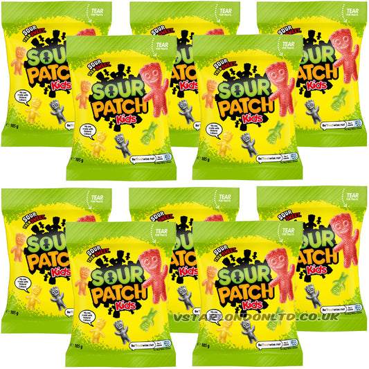 Sour Patch Kids Original Candy 105g Bags (Box of 10)