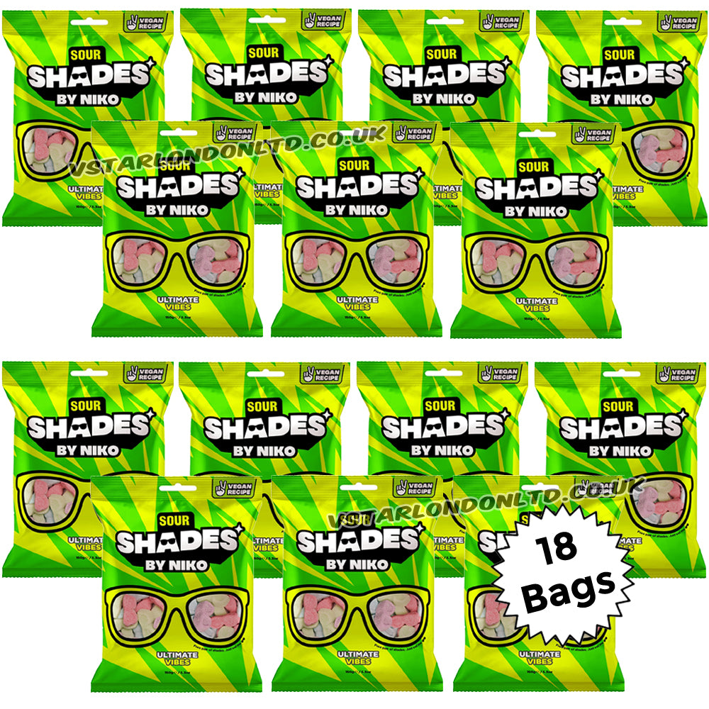 Shades by Niko Mixed Sweets Multipack 8 & 18 Bags (150g Each)