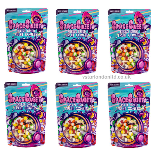 Space Sweets Freeze Dried Fruit Comets Pouch 100g