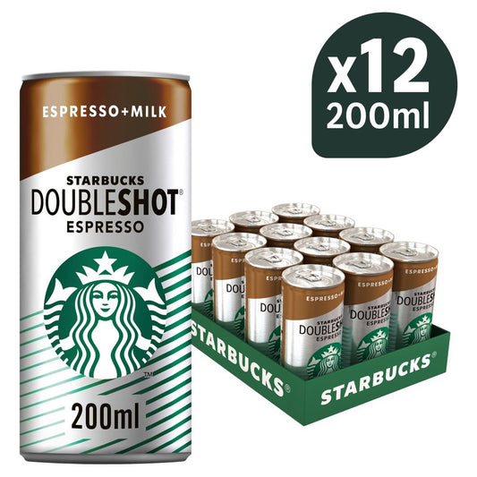 Starbucks Doubleshot Espresso Iced Coffee 12 x 200ml