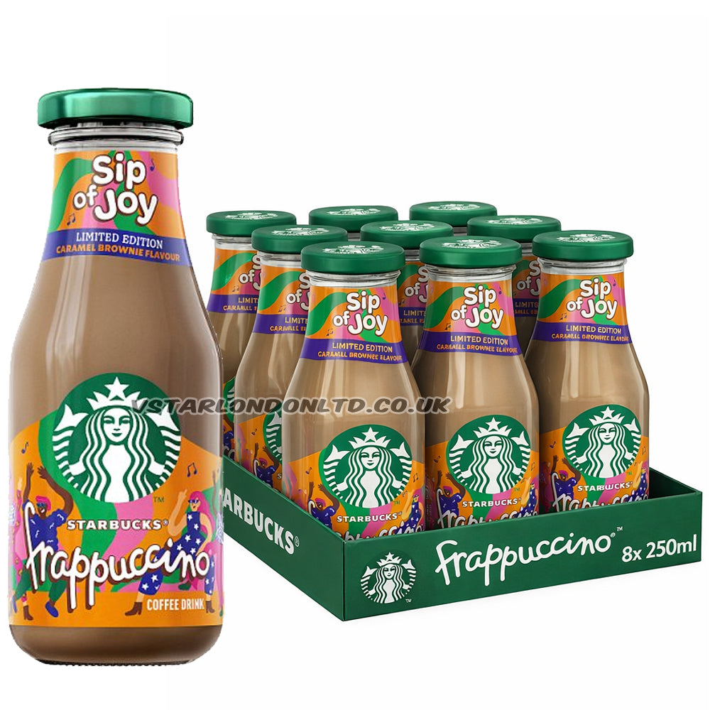 Starbucks Frappuccino Limited Edition Caramel Brownie Iced Coffee 250ml (Case of 8)